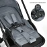 Универсальная коляска 2в1 El Camino PRESTIGE ME 1124-3 Frost Gray