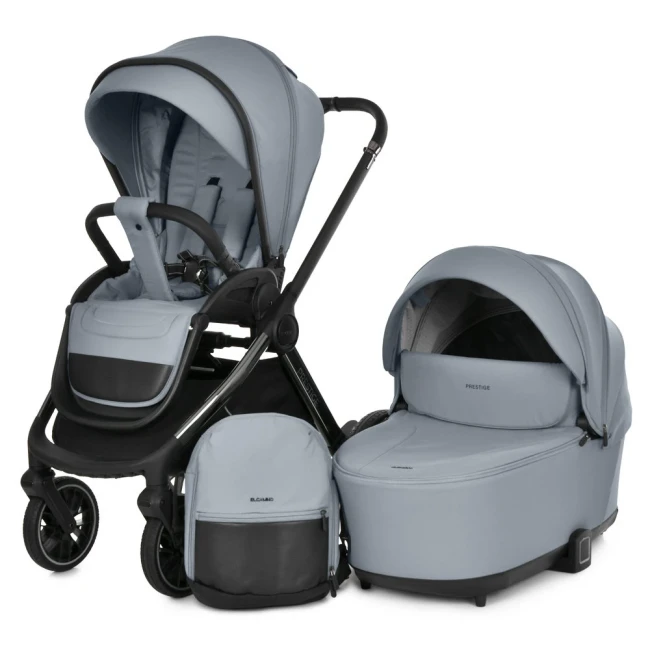 Универсальная коляска 2в1 El Camino PRESTIGE ME 1124-3 Frost Gray