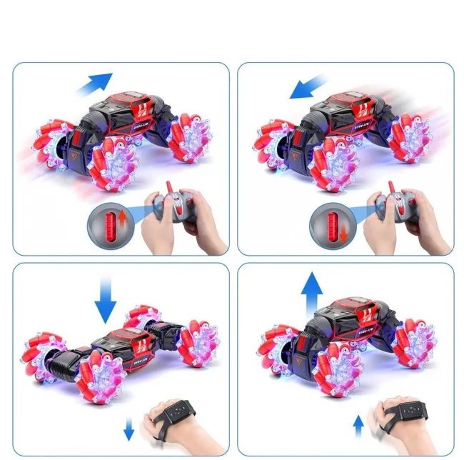 Машинка трюкач на радиоуправлении UD 2219 A Deformation car (2 типа управления) Red
