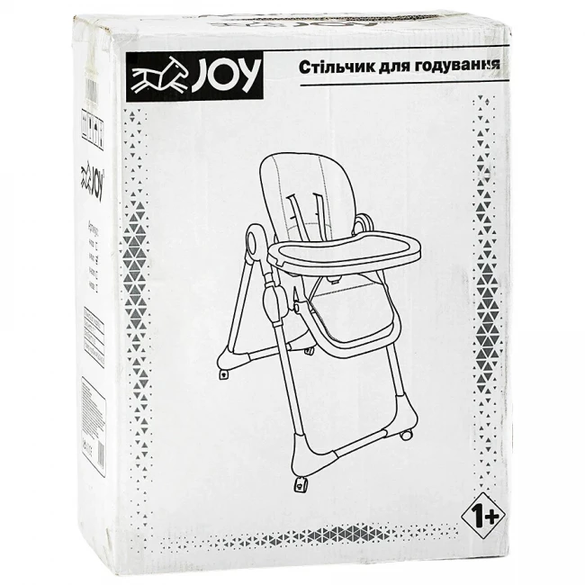 Стільчик для годування Joy K-60290 (знімний столик, кошик, чохол, 4 колеса)