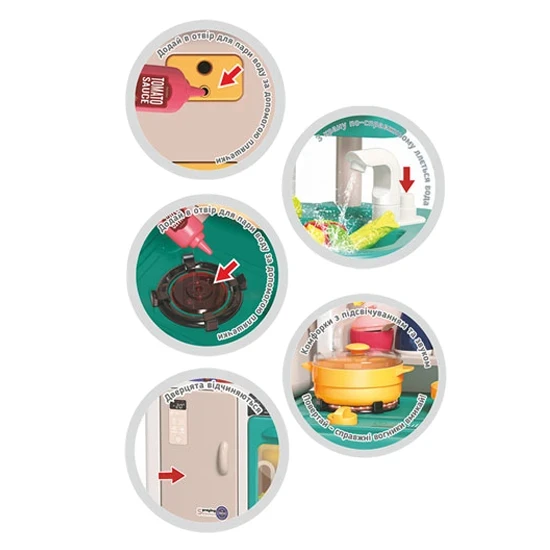 Детская кухня Limo Toy 889-245 (высота 93,5 см, свет, звук, вода, парогенератор, пароварка) Детская кухня Limo Toy 889-245 (высота 93,5 см, свет, звук, вода, парогенератор, пароварка)