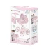 Коляска для кукол DeCuevas 81075 Sophie (классическая, корзинка, сумка, зонтик)