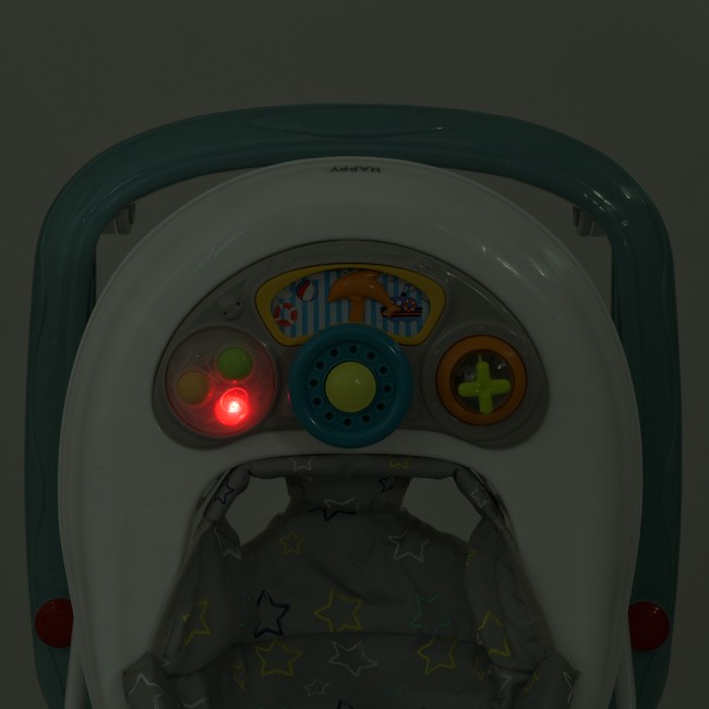 Ходунки для малюка El Camino ME 1049 HAPPY Sky Blue (ігрова панель, музика, світло) Ходунки для малюка El Camino ME 1049 HAPPY Sky Blue (ігрова панель, музика, світло)