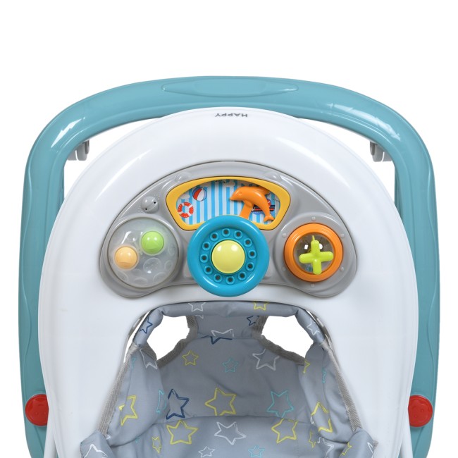 Ходунки для малюка El Camino ME 1049 HAPPY Sky Blue (ігрова панель, музика, світло) Ходунки для малюка El Camino ME 1049 HAPPY Sky Blue (ігрова панель, музика, світло)