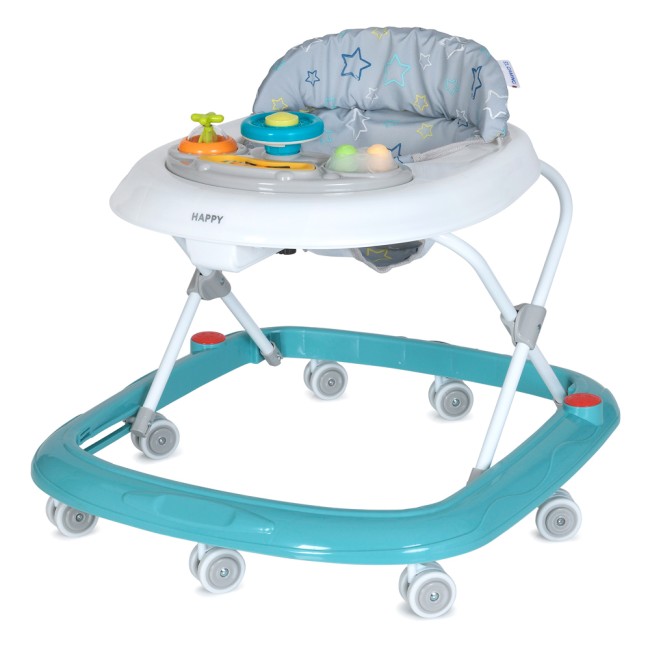 Ходунки для малюка El Camino ME 1049 HAPPY Sky Blue (ігрова панель, музика, світло) Ходунки для малюка El Camino ME 1049 HAPPY Sky Blue (ігрова панель, музика, світло)