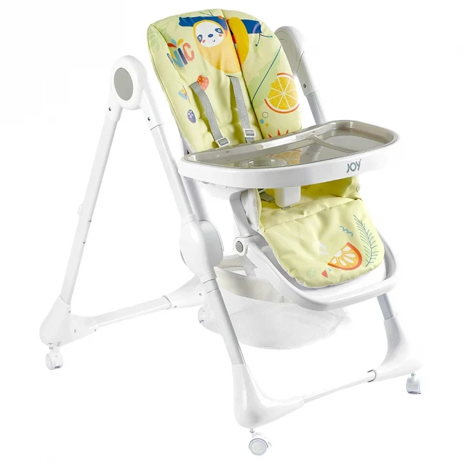 Стільчик для годування Joy K-94011 (знімний столик, кошик, чохол, 4 колеса)