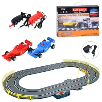 Гоночный трек 6602-B (автотрек 220 см, 2 машинки, дистанционное управление, от сети 220В)