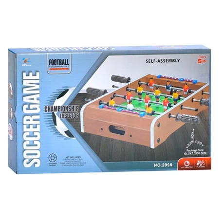 Настольный футбол Soccer 2990 (31,5x50,5x10 см) деревянный, 4 штанги Настольный футбол Soccer 2990 (31,5x50,5x10 см) деревянный, 4 штанги
