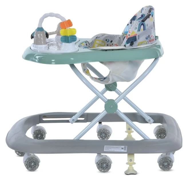 Ходунки для малюка El Camino ME 1215 SIMPLY Green (ігрова панель, музика, світло) Ходунки для малюка El Camino ME 1215 SIMPLY Green (ігрова панель, музика, світло)