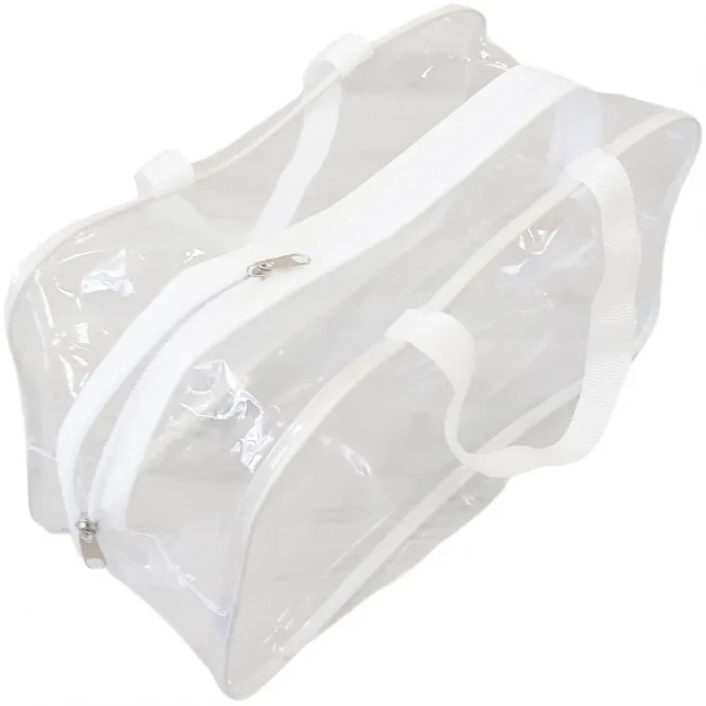 Набор прозрачных сумок в роддом (белый) Набор прозрачных сумок в роддом (белый)