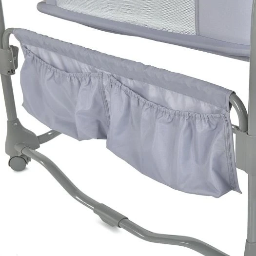 Ліжечко-люлька Mastela 8602 3 в 1 (приставне, укачування, музика, USB, Bluetooth, таймер)