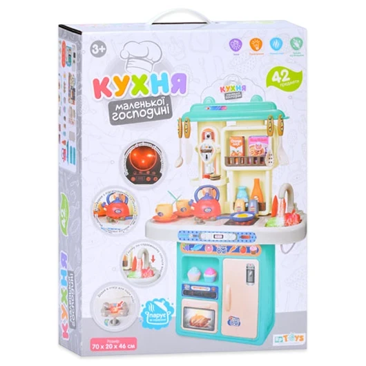 Детская кухня Limo Toy 16890A (высота 70 см, свет, звук, вода, парогенератор) Детская кухня Limo Toy 16890A (высота 70 см, свет, звук, вода, парогенератор)