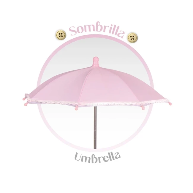 Коляска для кукол DeCuevas 82075 Sophie (классическая, корзинка, сумка, зонтик)