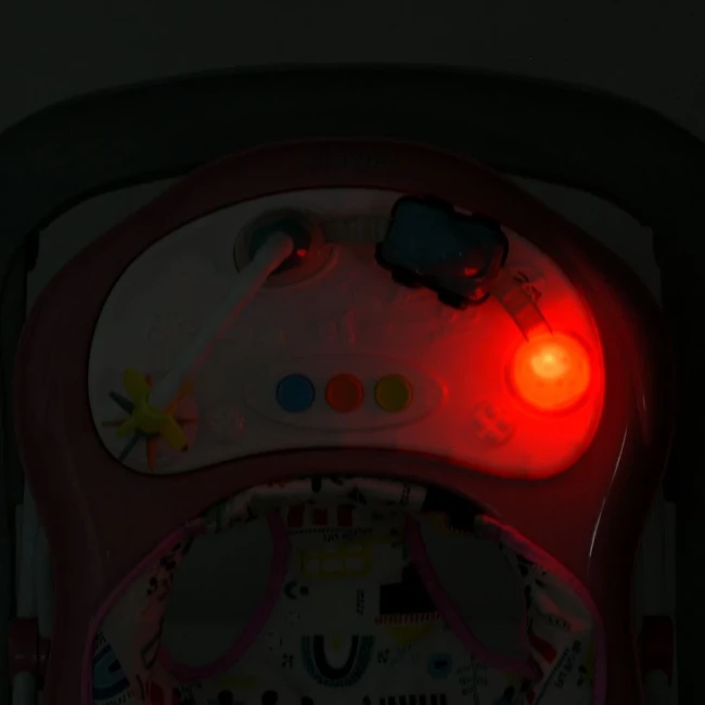 Ходунки для малюка El Camino ME 1215 SIMPLY Pink (ігрова панель, музика, світло) Ходунки для малюка El Camino ME 1215 SIMPLY Pink (ігрова панель, музика, світло)