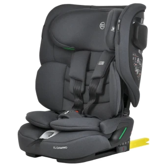 Автокресло El Camino i-PRO ME 1234 Gray, Isofix+Top Tether, от 18 кг