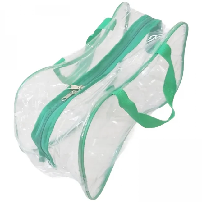 Набор прозрачных сумок в роддом (зеленый) Набор прозрачных сумок в роддом (зеленый)