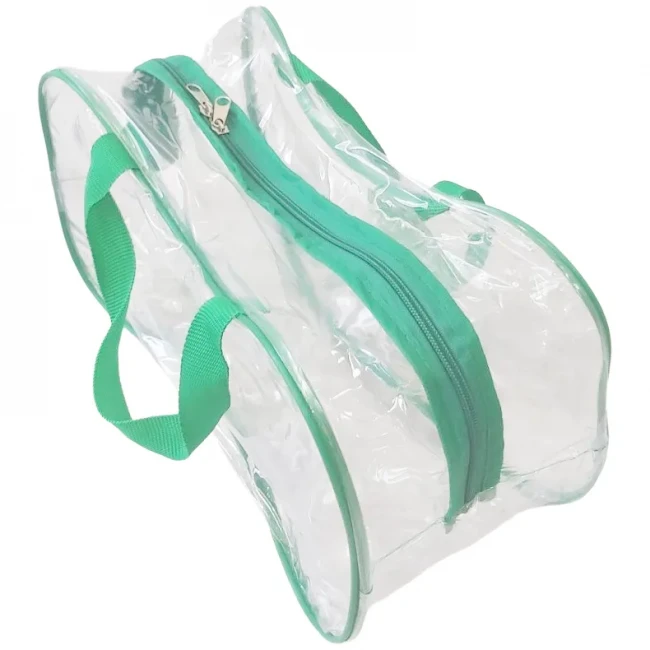 Набор прозрачных сумок в роддом (зеленый) Набор прозрачных сумок в роддом (зеленый)