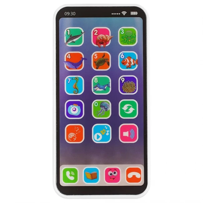 Детский телефон WToys TK-90918 (музыкальный, подсветка, на батарейках) Детский телефон WToys TK-90918 (музыкальный, подсветка, на батарейках)