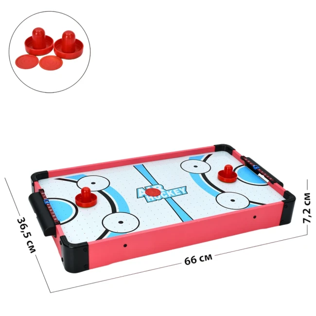 Аэрохоккей Hockey 2573 (66x36,5x7,2 см) деревянный, батарейки