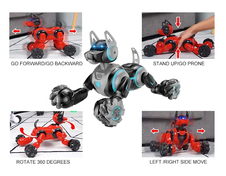 Робот-собака Stunt Dog 666-800A на радиоуправлении (31 см