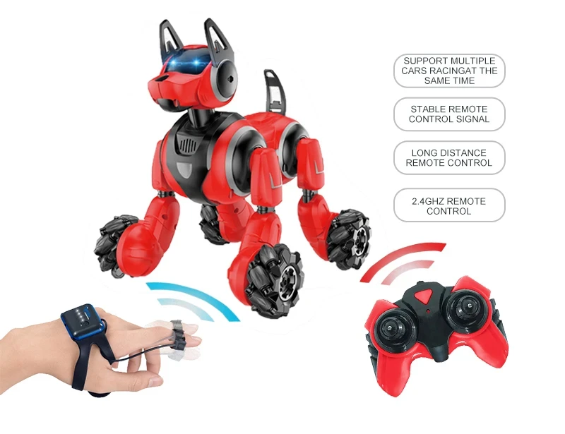 Робот-собака Stunt Dog 666-800A на радиоуправлении (31 см