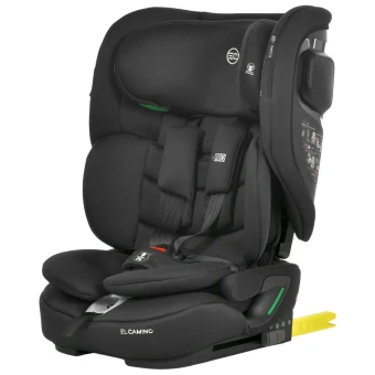 Автокресло El Camino i-PRO ME 1234 Black, Isofix+Top Tether, от 18 кг