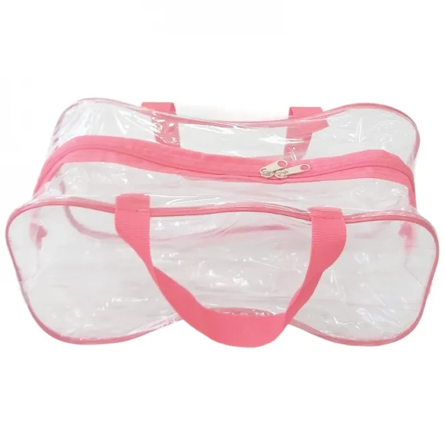 Набір прозорих сумок у пологовий будинок (червоний) Набір прозорих сумок у пологовий будинок (червоний)