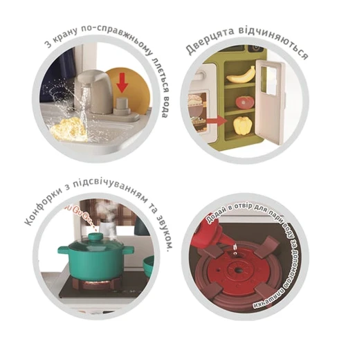 Детская кухня Limo Toy 889-244 (высота 88 см, свет, звук, вода, парогенератор) Детская кухня Limo Toy 889-244 (высота 88 см, свет, звук, вода, парогенератор)