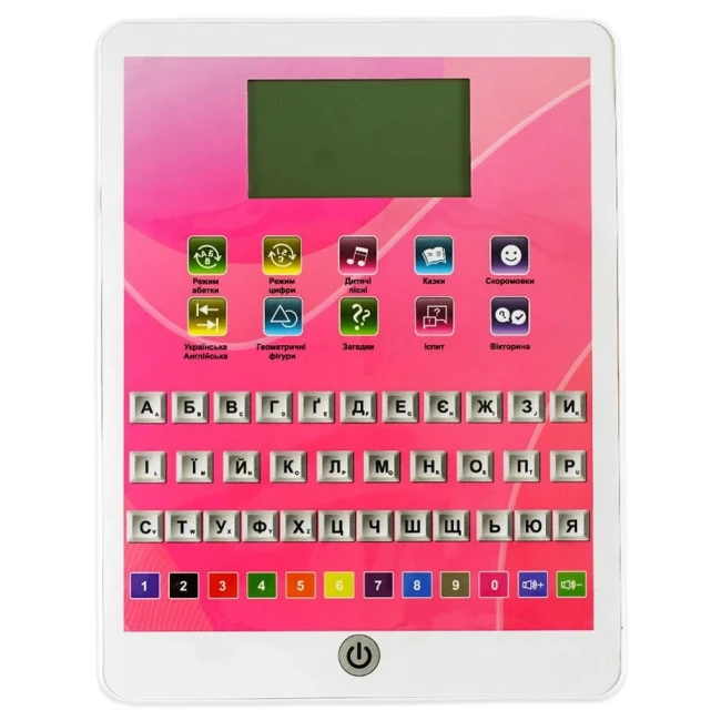 Детский планшет WToys TK-55100 (учебный, сенсорный, на батарейках)