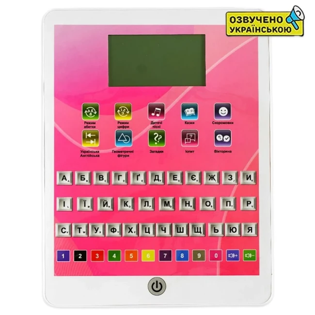 Детский планшет WToys TK-55100 (учебный, сенсорный, на батарейках)