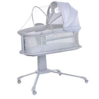 Кроватка-люлька Mastela 3378 3 в 1 (приставная, укачивание, музыка, USB, Bluetooth, таймер)