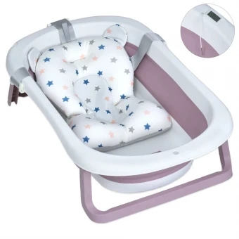 Ванночка детская El Camino ME 1151 Plus Lilac (складная, с термометром)