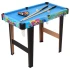Настільна гра 6008-4 4в1 футбол, аерохокей, теніс, більярд (76x41x59 см, дерев'яний, на ніжках)