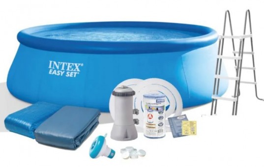 Надувной бассейн 28168 размером 457х122 см в полной комплектации