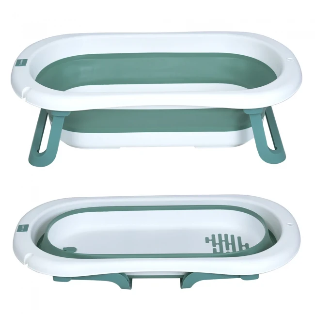 Ванночка детская El Camino ME 1151 Plus Deep Green (складная, с термометром) Ванночка детская El Camino ME 1151 Plus Deep Green (складная, с термометром)