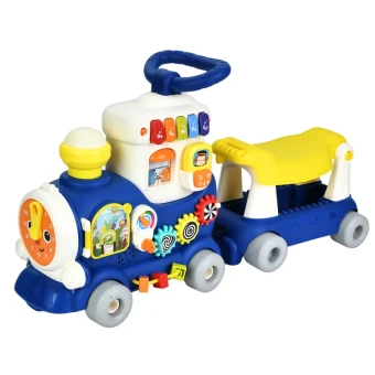 Ходунки-каталка детские Hola HE8990-HE8990B Поезд 4в1 (игры, музыка, свет, часы) Ходунки-каталка детские Hola HE8990-HE8990B Поезд 4в1 (игры, музыка, свет, часы)