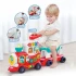 Ходунки-каталка детские Hola HE8990-HE8990B Поезд 4в1 (игры, музыка, свет, часы)