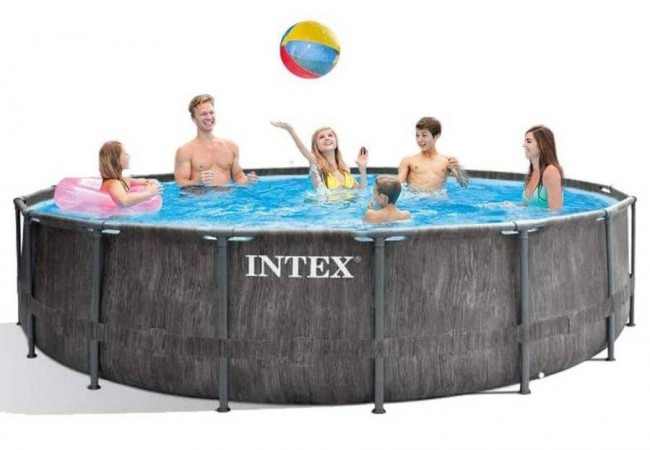 Каркасный бассейн Intex 26742 размером 457 x 122 см с полной комплектацией
