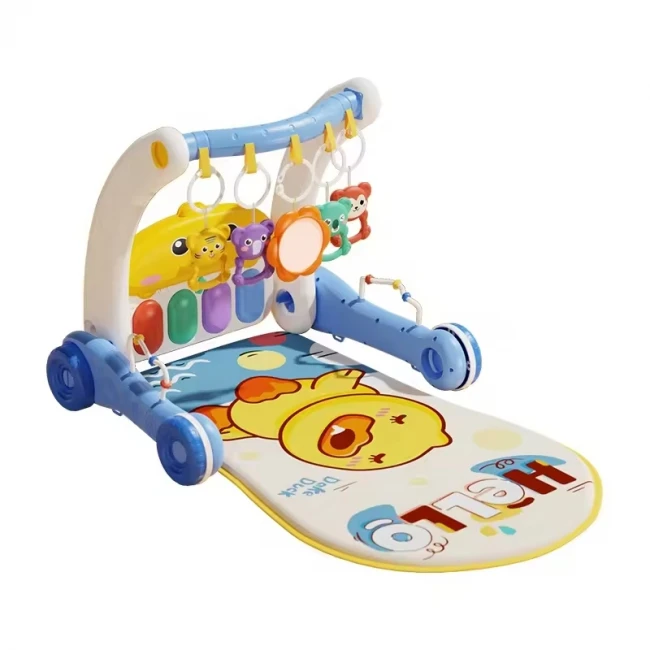 Ходунки-каталка коврик Rack & Walker 6049 2 в 1 (подсветка, мелодии, пальчиковые игры, погремушки, зеркальце, пианино) Ходунки-каталка коврик Rack & Walker 6049 2 в 1 (подсветка, мелодии, пальчиковые игры, погремушки, зеркальце, пианино)