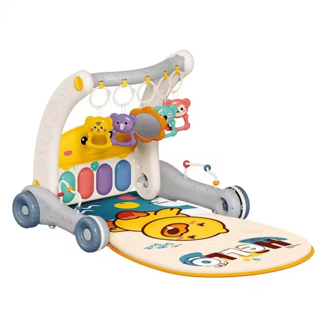 Ходунки-каталка коврик Rack & Walker 6049 2 в 1 (подсветка, мелодии, пальчиковые игры, погремушки, зеркальце, пианино) Ходунки-каталка коврик Rack & Walker 6049 2 в 1 (подсветка, мелодии, пальчиковые игры, погремушки, зеркальце, пианино)