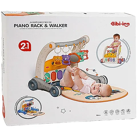 Ходунки-каталка коврик Rack & Walker 6049 2 в 1 (подсветка, мелодии, пальчиковые игры, погремушки, зеркальце, пианино) Ходунки-каталка коврик Rack & Walker 6049 2 в 1 (подсветка, мелодии, пальчиковые игры, погремушки, зеркальце, пианино)