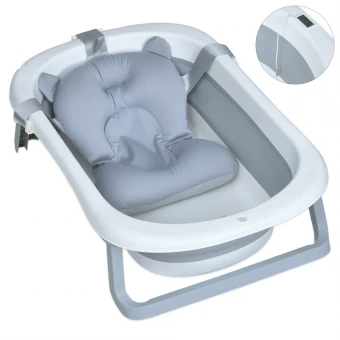 Ванночка детская El Camino ME 1151 Plus Gray (складная, с термометром)