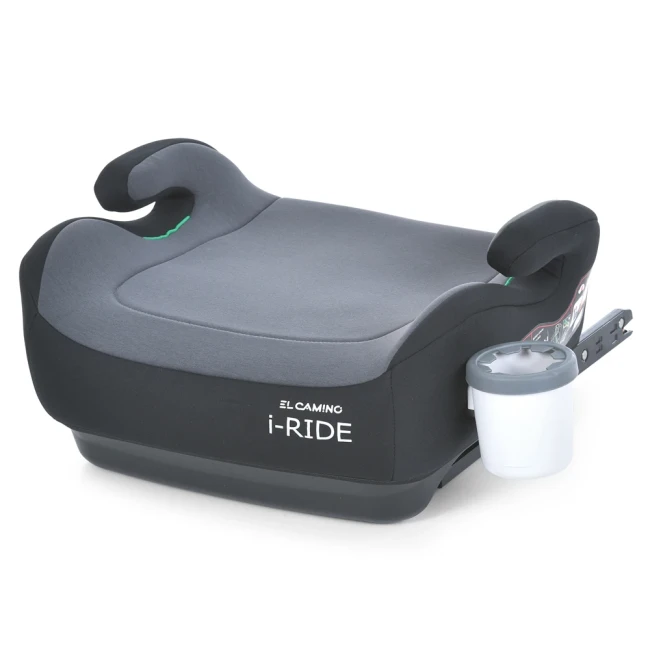 Бустер El Camino ME 1147 i-RIDE Stone Black, Isofix, 22-36 кг