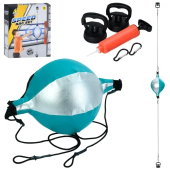 Боксерська груша на розтяжках Boxing MR 1259 (160-330 см, насос)