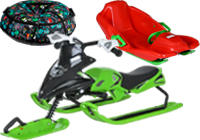 Санки, ледянки, тюбинги и снегокаты