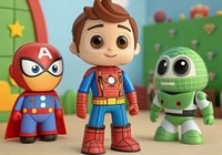 Игровые наборы героев из мультфильмов